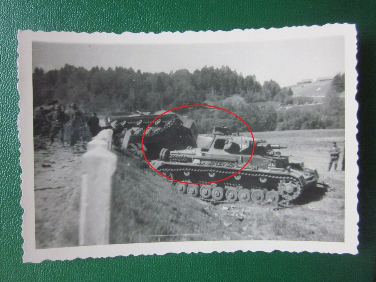 Original Foto Tank Panzer Nummer Sd Kfz Halbkette