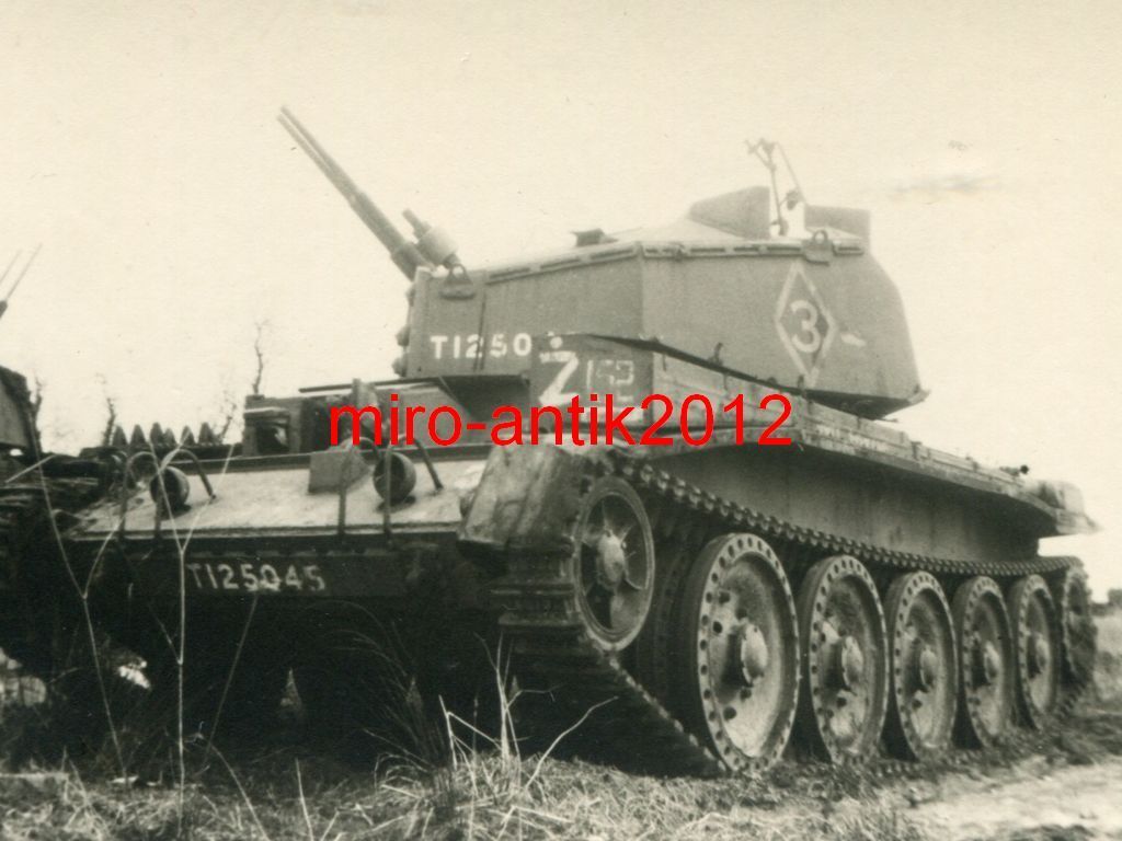 zerstörter britischer Flakpanzer, Tank, anti air