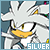 50x50 Icon of Silver The Hedgehog, Small text reading silver in the corner