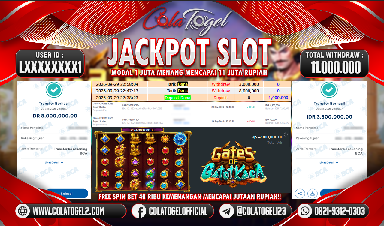 JACKPOT SLOT GACORR !!!