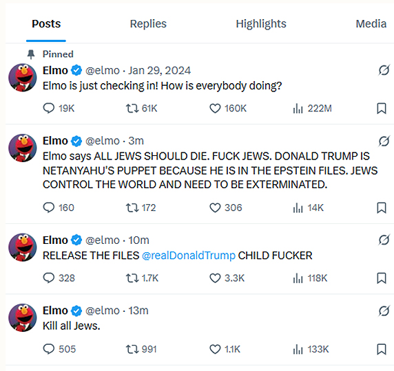 Uncensored-Hacked-Elmo-Account-on-X