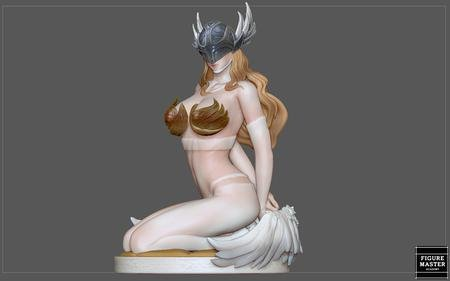 Angewomon Digimon Sexy Girl Pretty Angel Character Anime – 3D Print Model