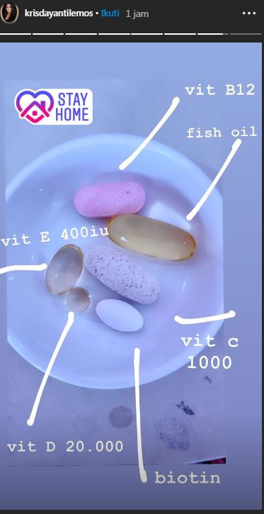 6 Vitamin yang dikonsumsi Krisdayanti di tenah pandemi virus corona