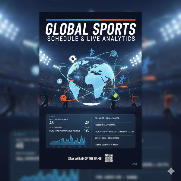 Global Sports Schedule and Live Analytics