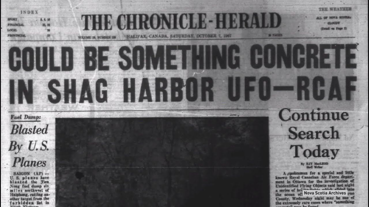 Shag Harbour incidente: Crash-UFO o disco volante Top Secret.