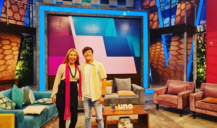 Mafe Walker, seorang influencer asal Kolombia, yang memperkenalkan dirinya sebagai 