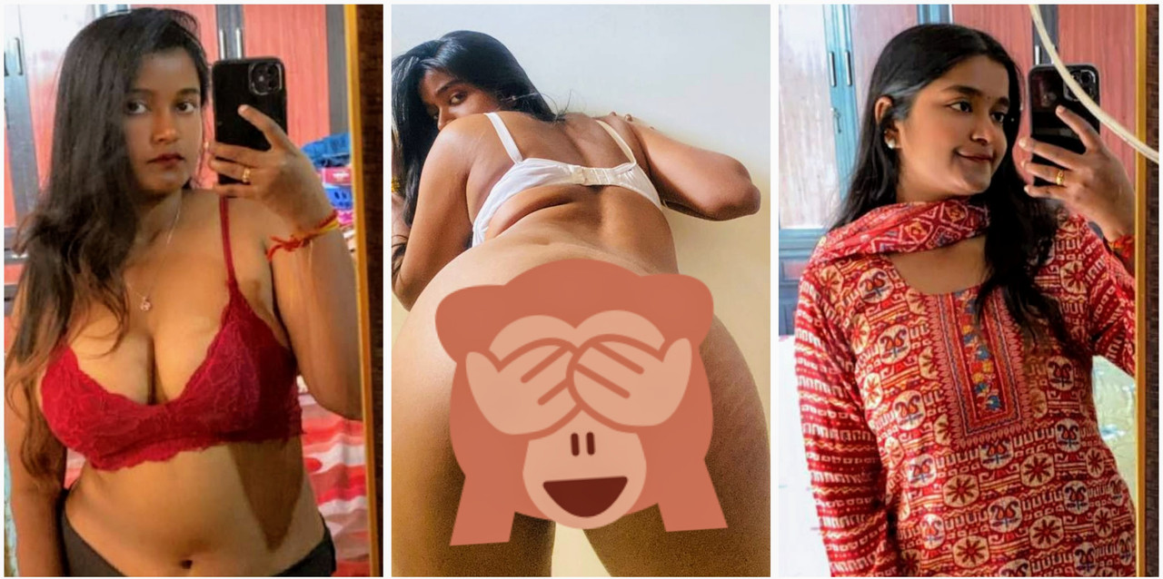 Sexy Horny Indian Gf flashing her ass closeup