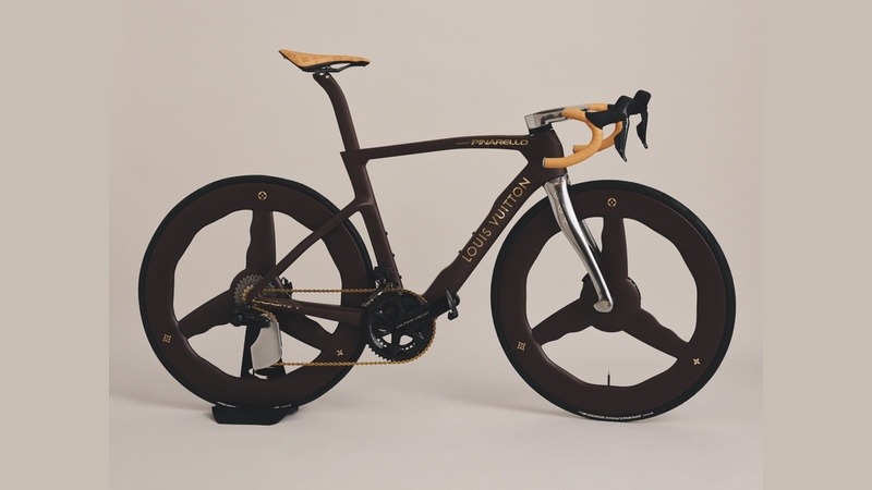 Pharrell & Louis Vuitton Unveil Pinarello Racing Bike
