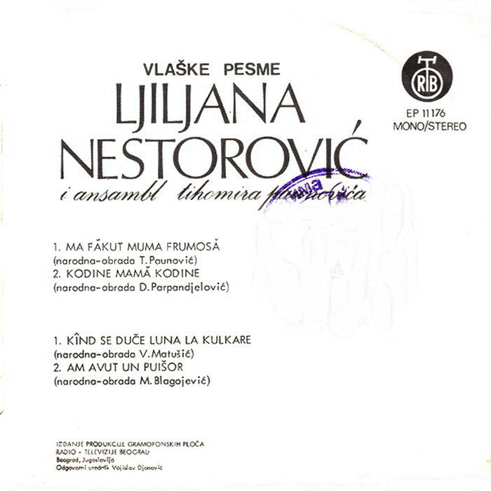 Ljiljana Nestorovic 1974 z
