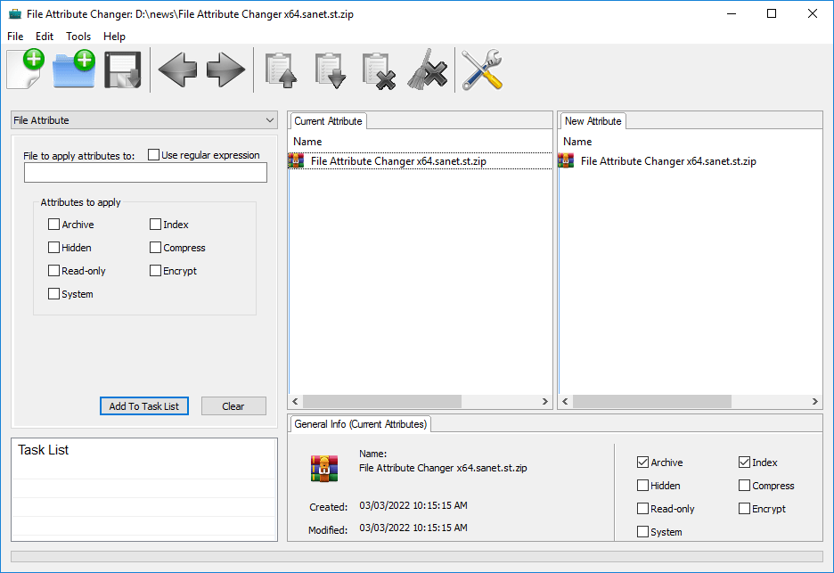 File Attribute Changer v1.2.0.97