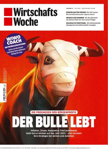 Cover: Wirtschaftswoche Magazin No 47 vom 18  November 2022