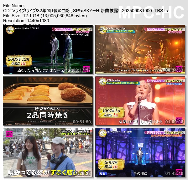 [TV-Variety] CDTVライブ！ライブ！- 2025.09.08