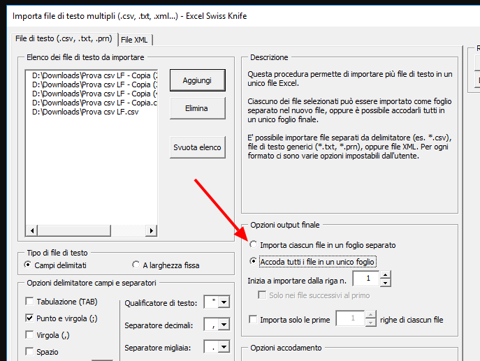 Risolto - Apertura automatica di tutti i file testo o CSV all'interno della  medesima cartella | ForumExcel.it