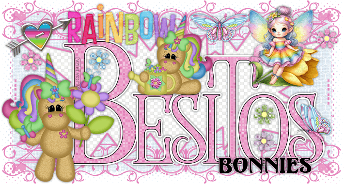 Besos Over the Rainbow bonnies