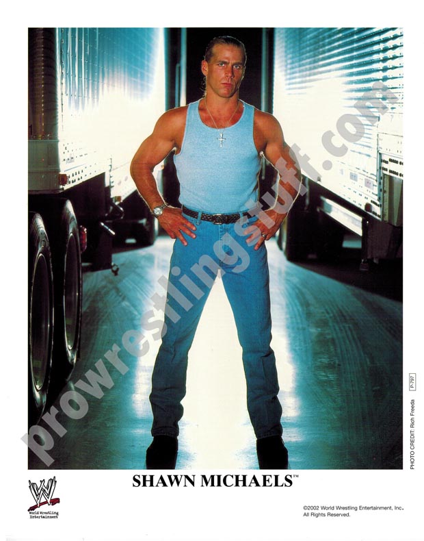 Shawn Michaels P-797 WWE 8x10 promo photo