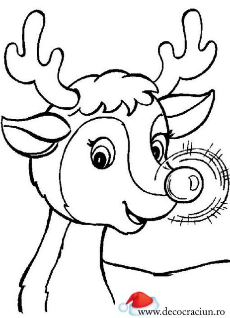 Decoratiuni De Craciun Planse De Colorat Si Decupat Materiale