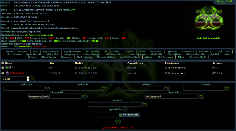 ALFA SHELL V 2.5.3