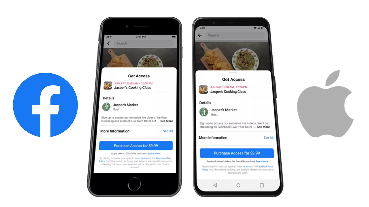Apple rechaza la actualización de Facebook en la App Store Apple rechaza la actualización de Facebook en la App Store