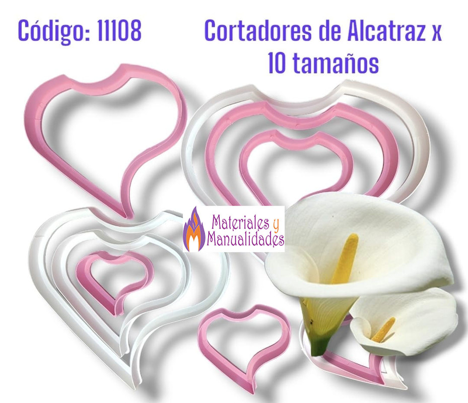 Cortador flor de cartucho arreglos florales con alcatraz en pasta fría