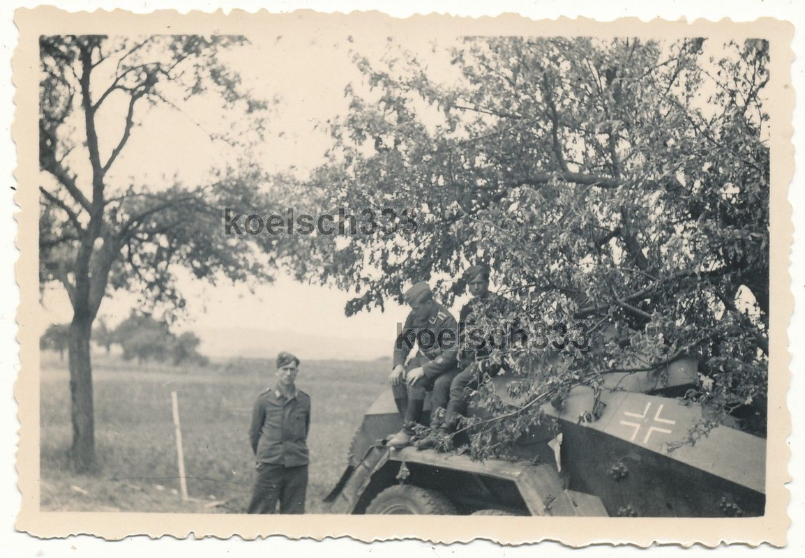 Flieger Soldaten Luftwaffe 6 Rad Panzer Spähwage