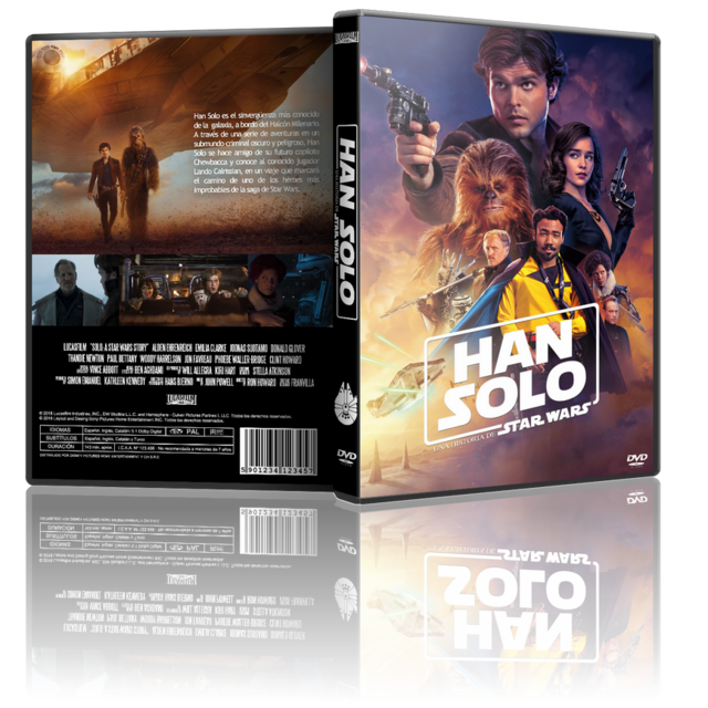 Portada - Han Solo: Una Historia de Star Wars [DVD9Full] [PAL] [Cast/Ing] [Sub:Varios] [2018] [C.Ficción]