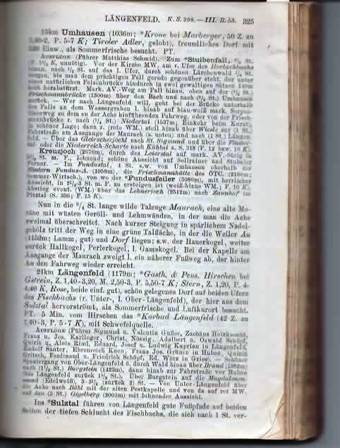 Baedecker 1904 Längenfeld