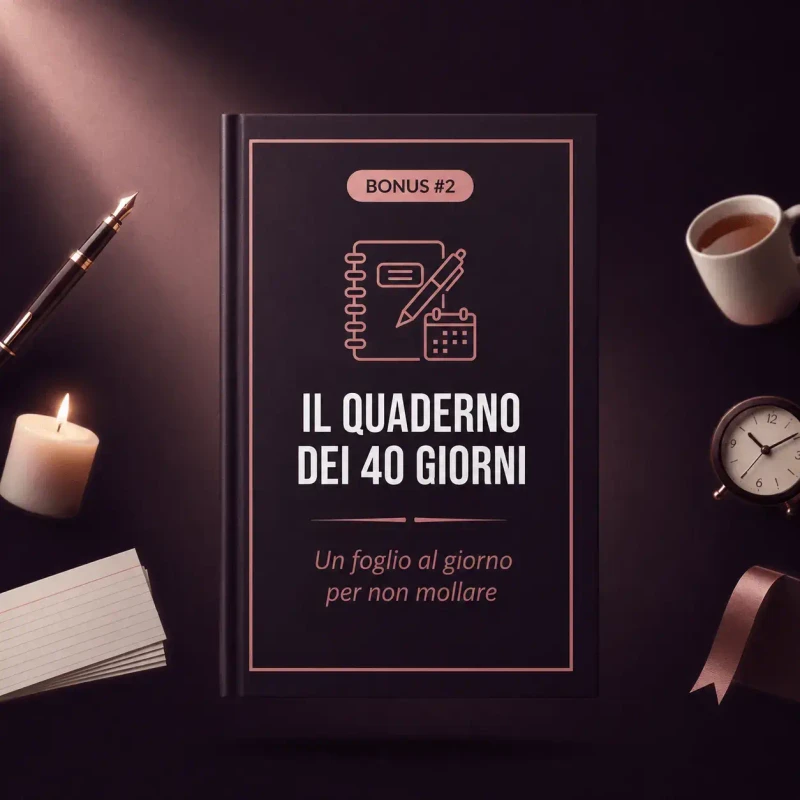 Bonus 2: Il quaderno dei 40 giorni (da stampare)