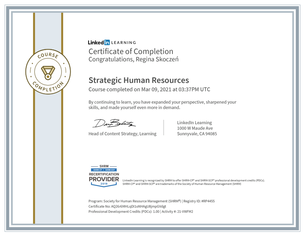 Strategic Human Resources 1
