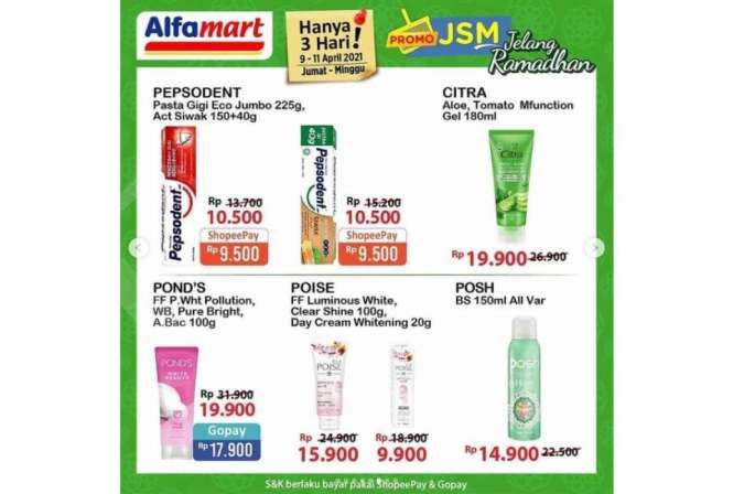 Katalog Promo JSM Alfamart 9-11 April 2021 
