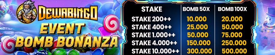 EVENT BOMB BONANZA DEWA BINGO
