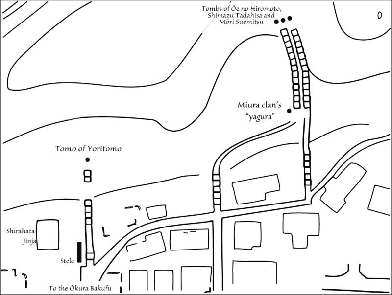 1199-Map-Tomb-Minamoto-no-Yoritomo