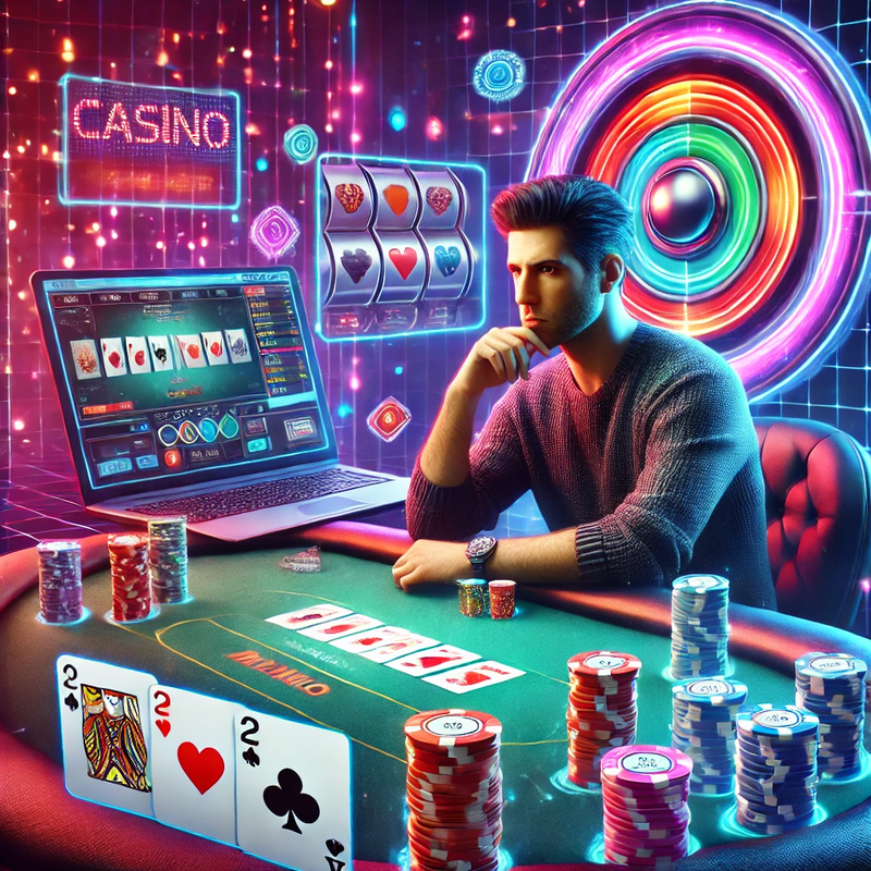 Illustration poker vs Plinko