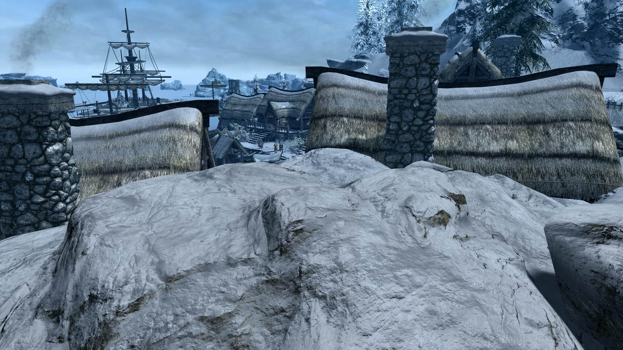 3 No BDS, bEnableProjecteUVDiffuseNormals=1, bEnableImprovedSnow=0