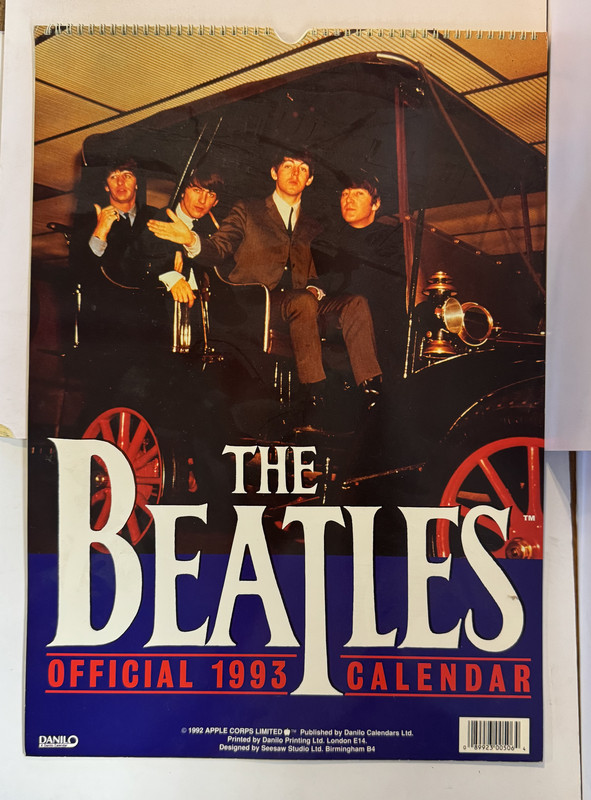 The Beatles Official 1993 Calendar
