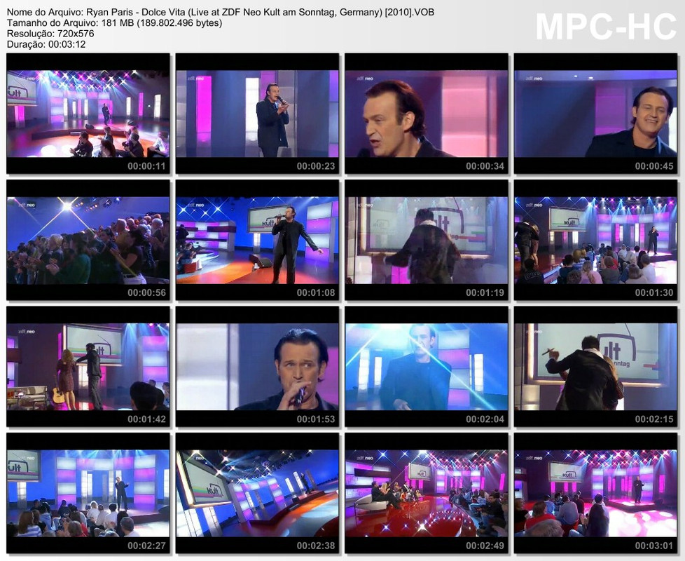 Ryan Paris - Dolce Vita (Live at ZDF Neo Kult am Sonntag, German