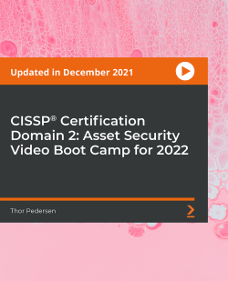 CISSP® Certification Domain 2: Asset Security Video Boot Camp for 2022