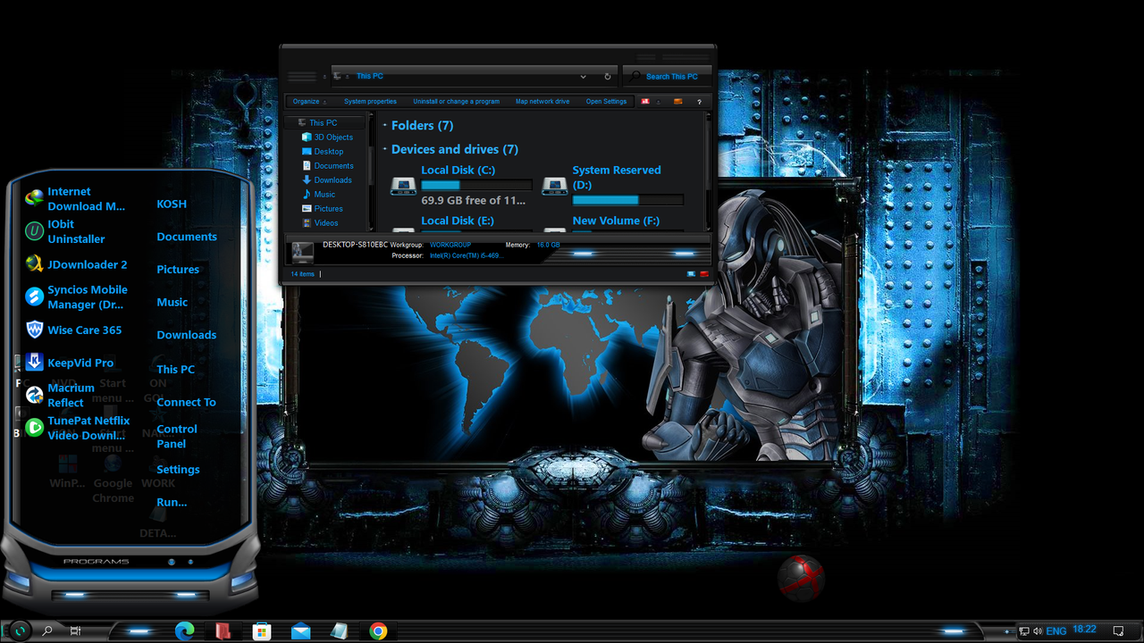 Requiem Theme Blue