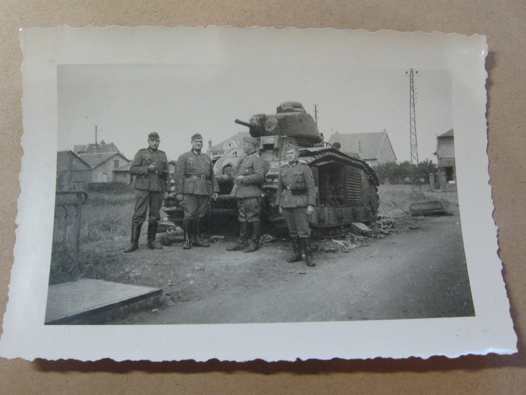 Foto Militär in Frankreich Feldzug abgeschossene