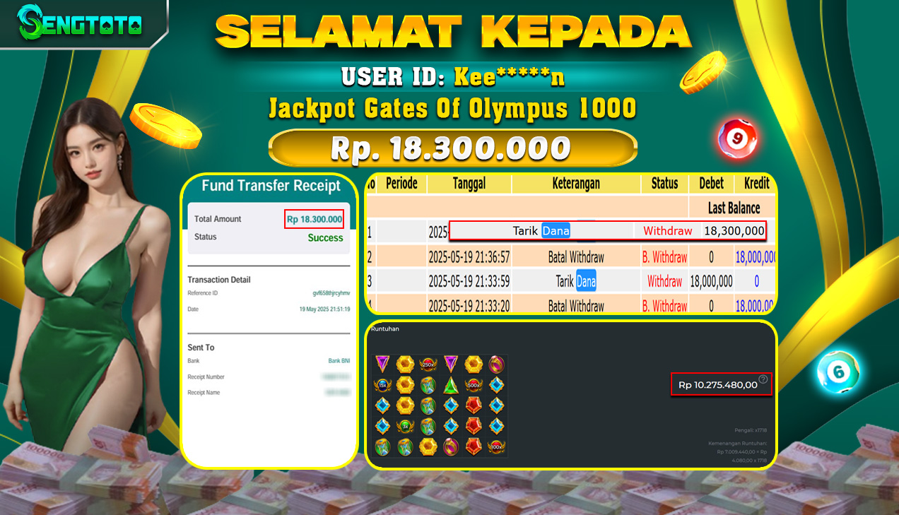 BUKTI PEMBAYARAN SLOT GATES OF OLYMPUS 1000
