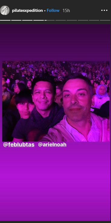 Ariel NOAH dan Febiola (Instagram story Xavier Fabrega)