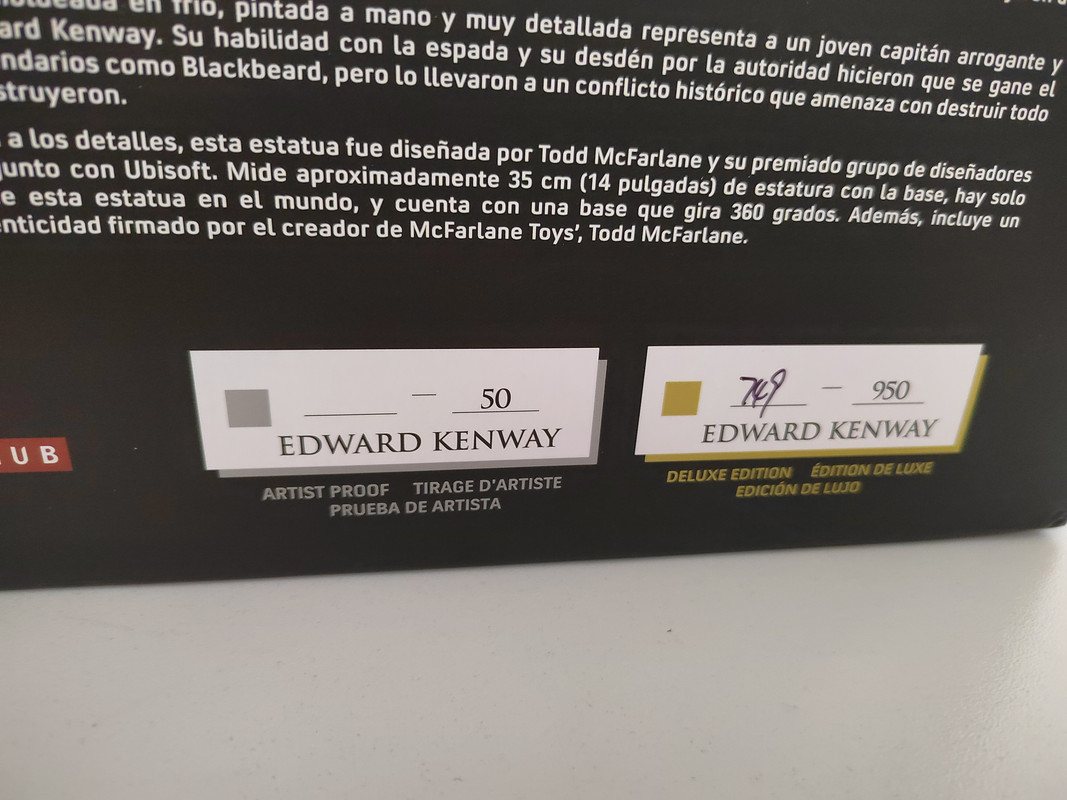 Assassins Creed Black Flag Edwar Kenray MCFarlane Resin Statue (2)