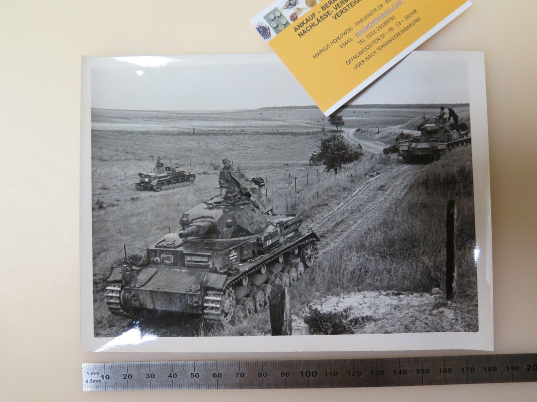 LARGE FOTO Westfront France Sommepy Panzer rücke