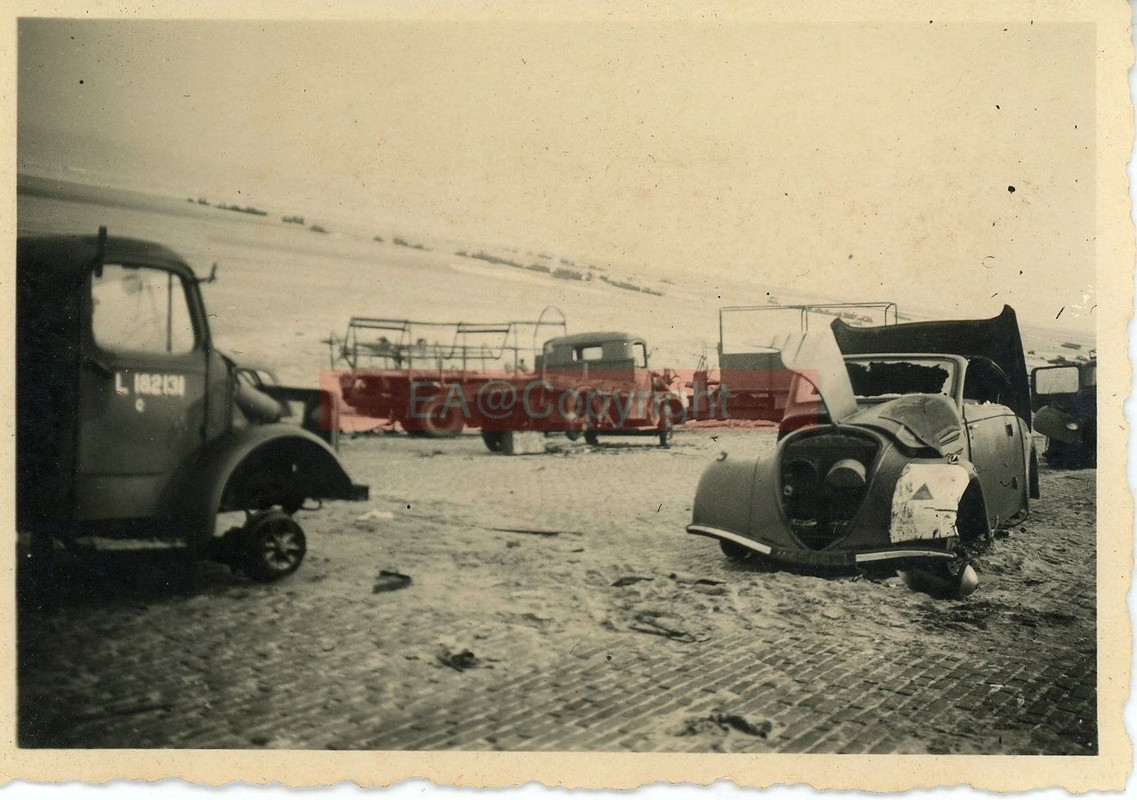 Frankreich Belgien France Kämpfe PKW Auto Wagen 
