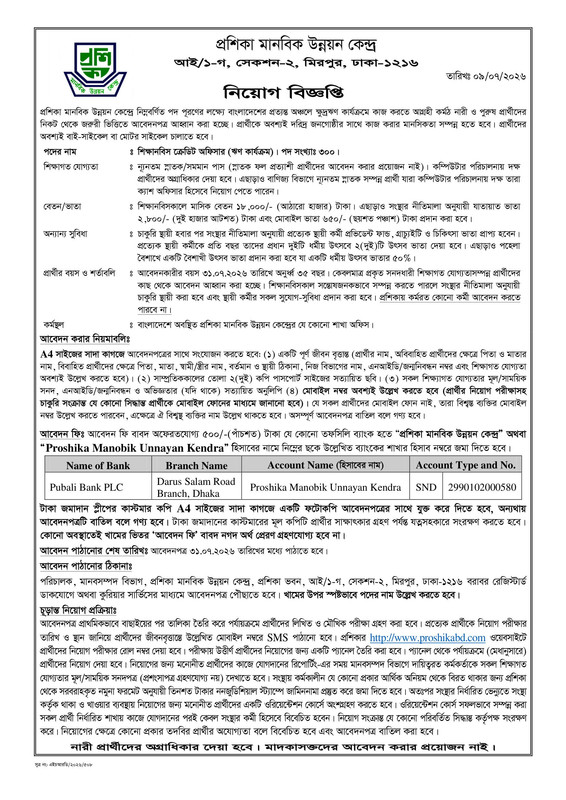 Proshika-Manobik-Unnayan-Kendra-Job-Circular-2026-PDF-1