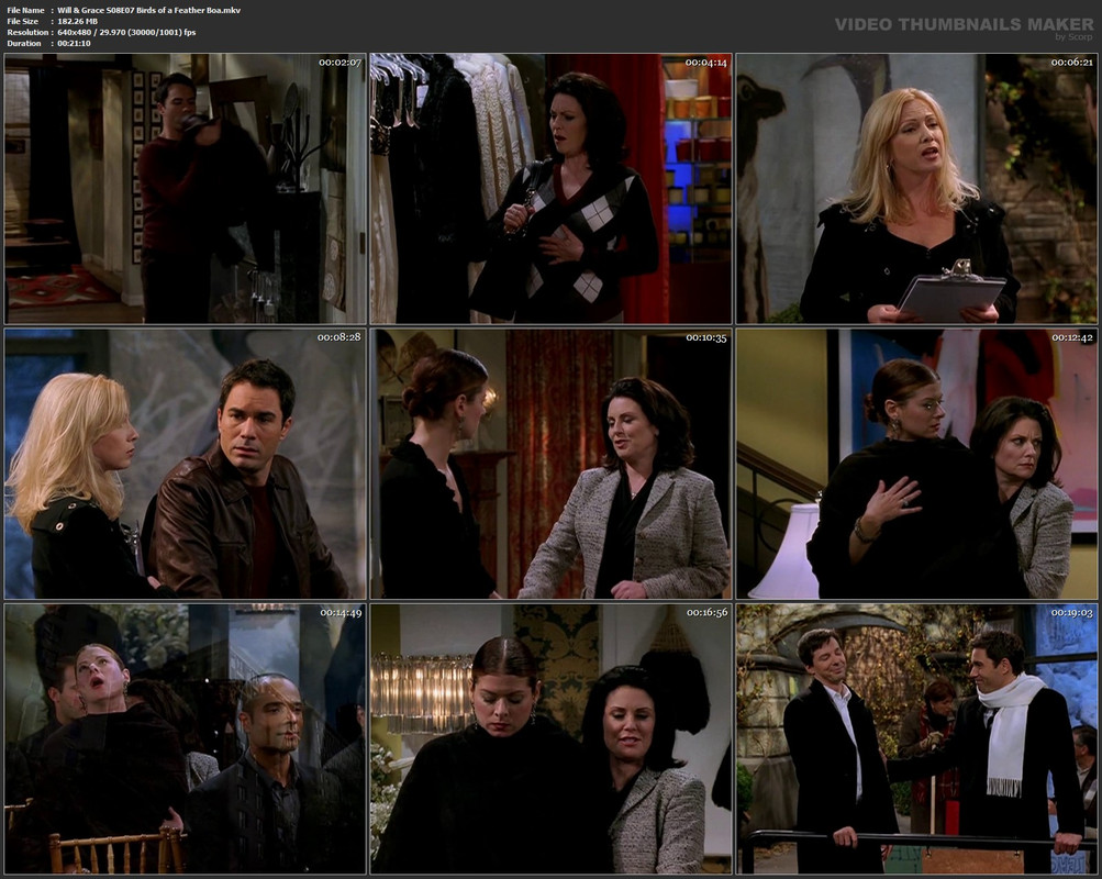 Will & Grace S08E07 Birds of a Feather Boa.mkv