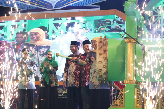 Pembukaan MTQ XXVIII Provinsi Jawa Timur Berlangsung Meriah, Gubernur Khofifah Mohon Dukungan Jatim Juara Umum MTQ Tingkat Nasional Tahun 2020