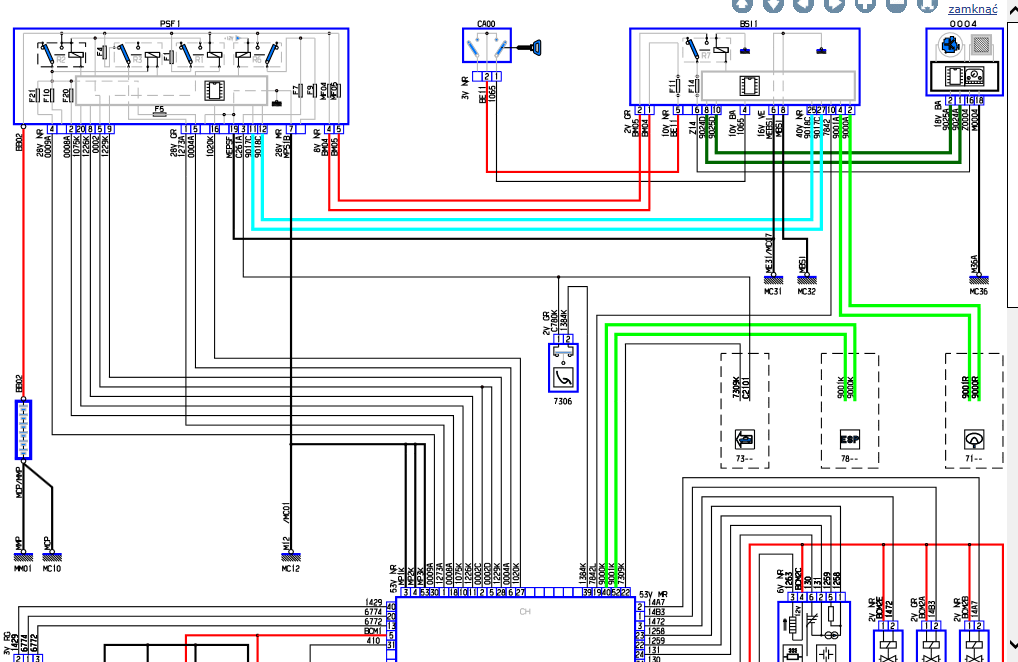 Peugeot 407 | Peugeot 407 2.0 Hdi Zasilanie Ecu - Schemat-Niskie Napięcie | Peugeot Forum