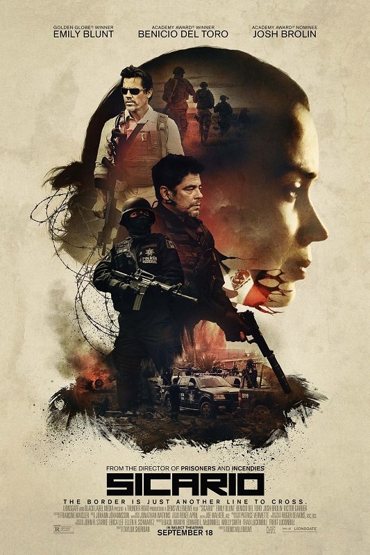 Sicario (2015) 1080p | 720p | 480p Bluray x265 Dual Audio [Hindi DD2.0 + English BD5.1] ESubs – 4.0GB | 1.3GB | 500MB