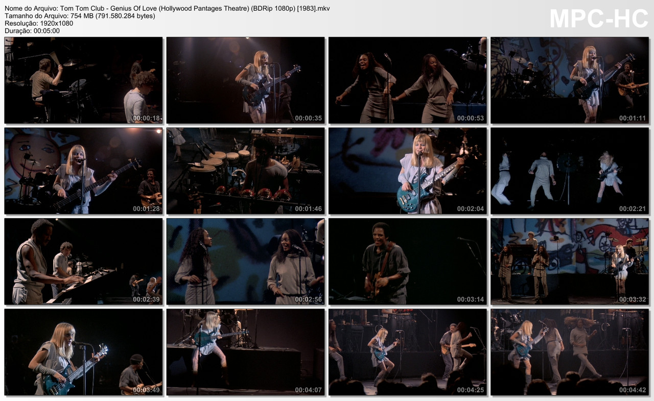 Tom Tom Club - Genius Of Love (Stop Making Sense) (BDRip 1080p) [1983]