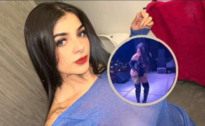 Karely Ruiz se cae en pleno show en vivo y enloquece las redes